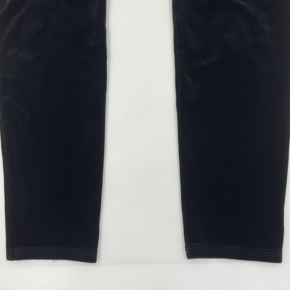Spanx EUC Shiny Velvet High Waisted Leggings Black L Bodycon Holiday Shapewear - Picture 11 of 16
